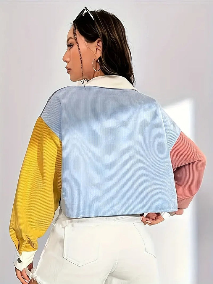 Cordjacke | kurz und mit eleganten Schultern | Frühjahr & Sommer