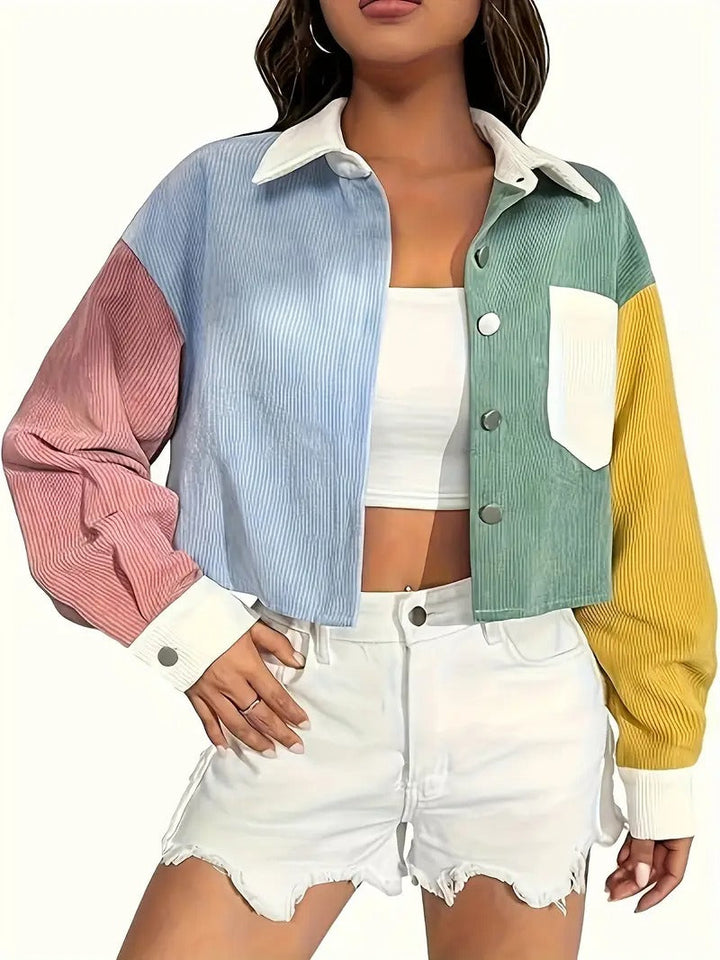 Cordjacke | kurz und mit eleganten Schultern | Frühjahr & Sommer