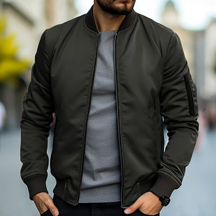 Jacke Herren | Slim Fit Bomber | Leichte Übergangsjacke