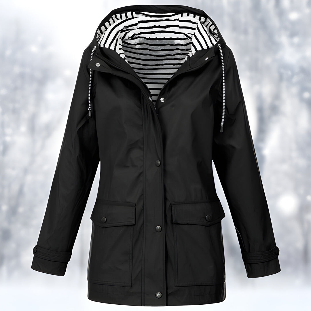 Damen Jacke | Mit Kapuze | Wind- & Wetterfestes Design