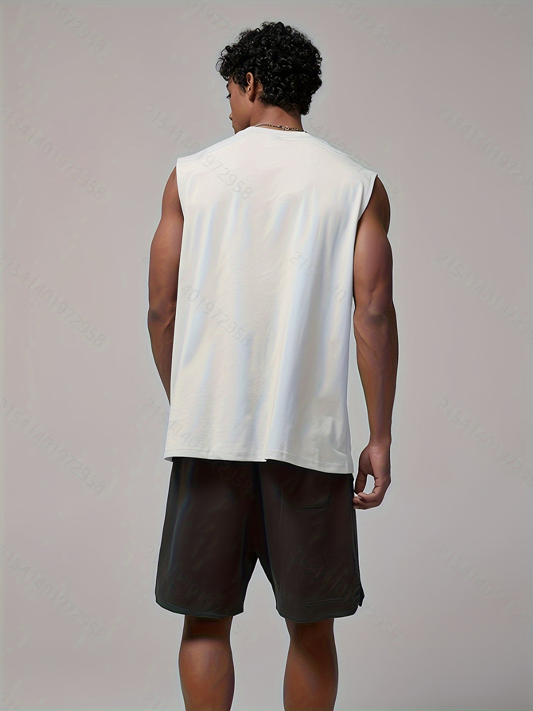 Herren Tanktop | Ärmellos und leicht | Einfarbiges Design | Sommer Casual