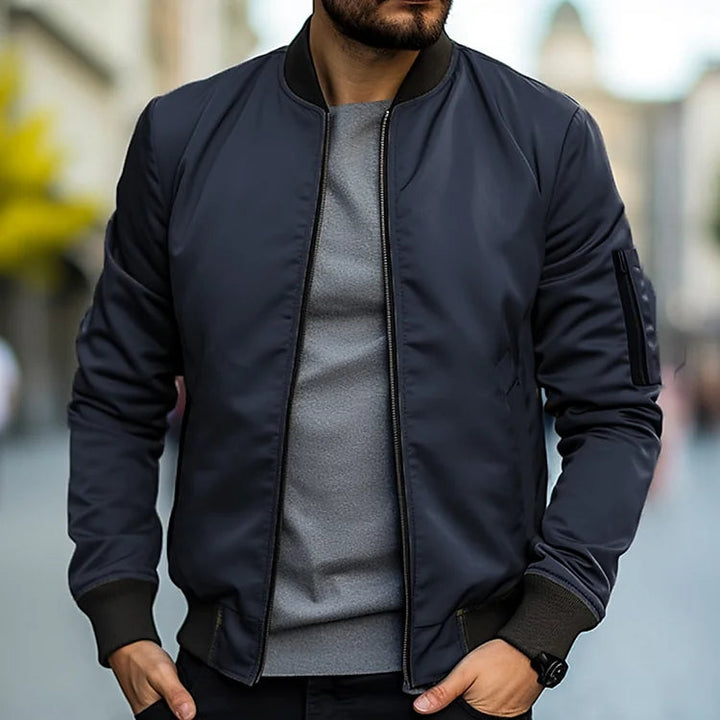 Jacke Herren | Slim Fit Bomber | Leichte Übergangsjacke