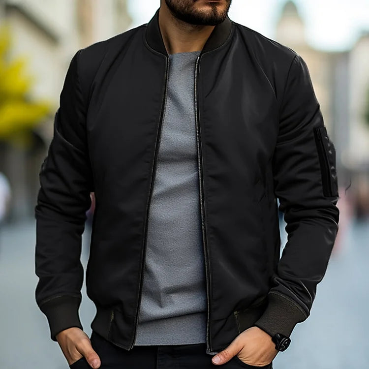 Jacke Herren | Slim Fit Bomber | Leichte Übergangsjacke