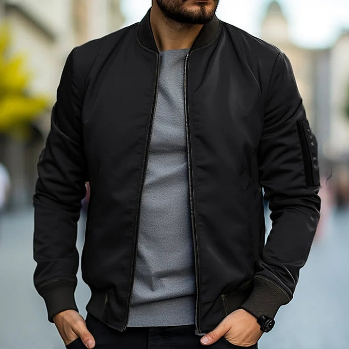 Jacke Herren | Slim Fit Bomber | Leichte Übergangsjacke