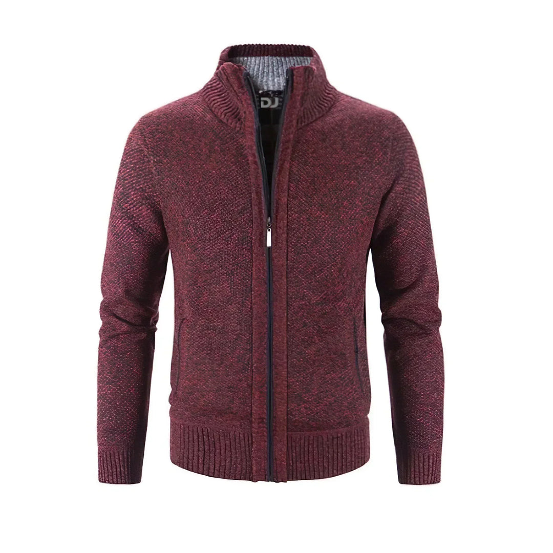 Herren Cardigan | Strickjacke mit Reißverschluss | Elegant